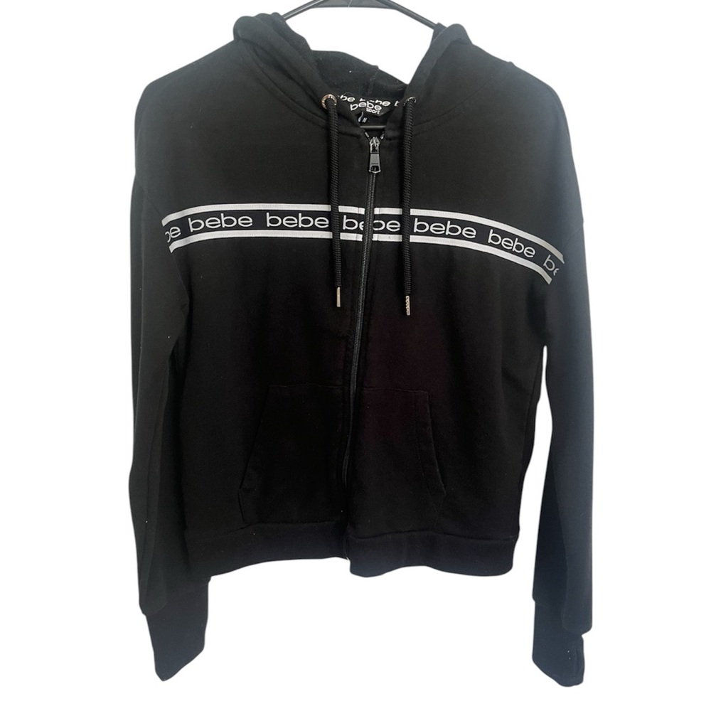 Bebe sport Black Zip-Up Hoodie